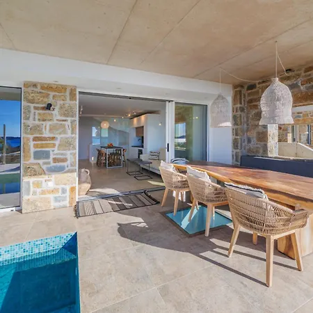Ammos With Private Pool, Sauna & Seaview