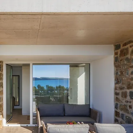 Villa Ammos With Private Pool, Sauna & Seaview