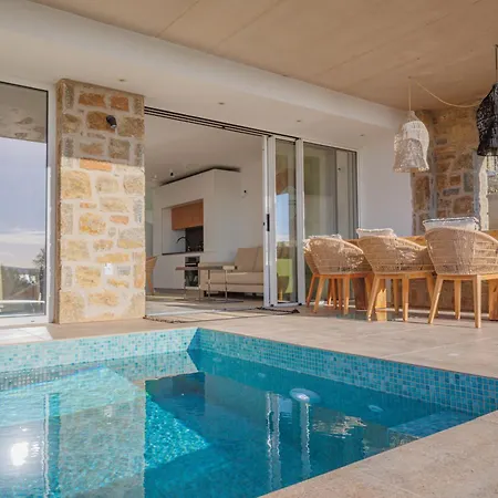 Ammos With Private Pool, Sauna & Seaview