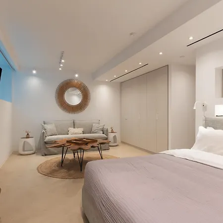 빌라 Ammos With Private Pool, Sauna & Seaview 지아로바