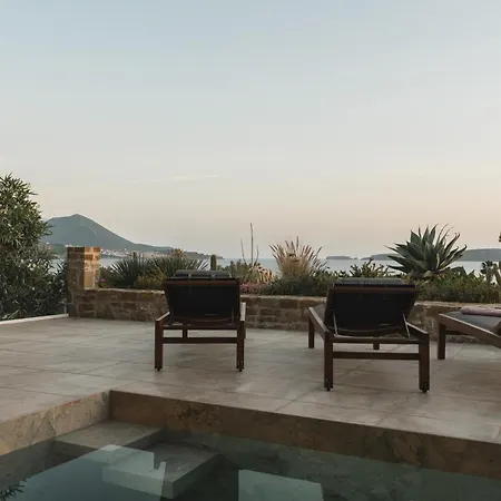 Ammos With Private Pool, Sauna & Seaview 빌라 *