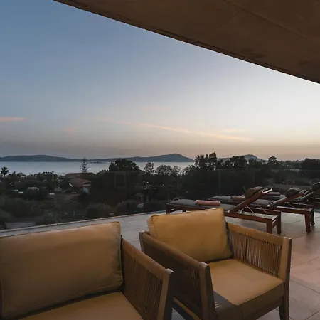 빌라 Ammos With Private Pool, Sauna & Seaview *