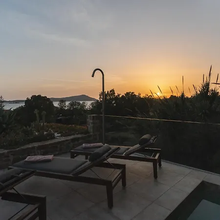 Ammos With Private Pool, Sauna & Seaview * 지아로바