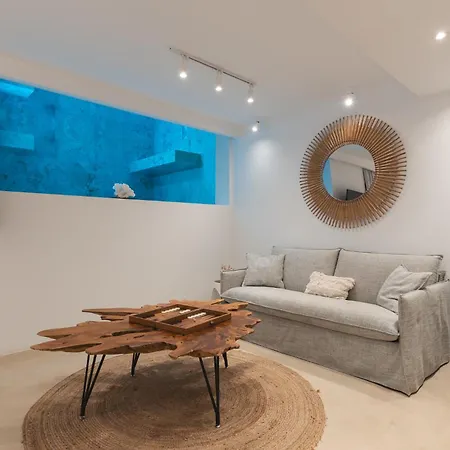 빌라 Ammos With Private Pool, Sauna & Seaview *