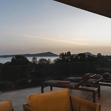Ammos With Private Pool, Sauna & Seaview 빌라