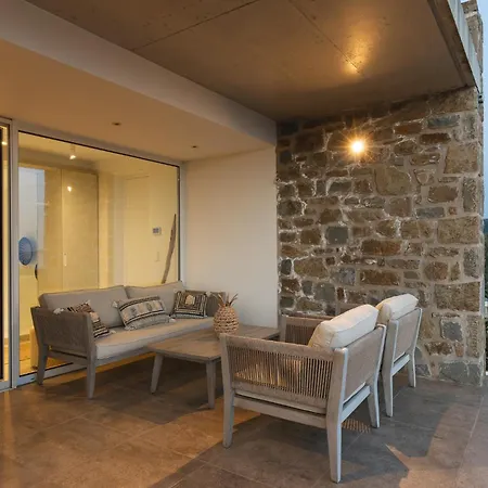 Ammos With Private Pool, Sauna & Seaview 빌라
