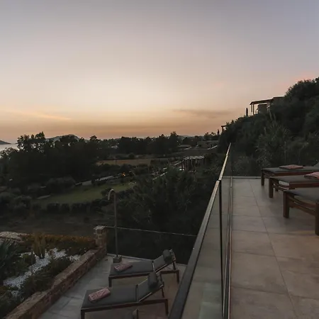 Ammos With Private Pool, Sauna & Seaview * 지아로바