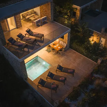 빌라 Ammos With Private Pool, Sauna & Seaview *