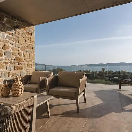 Ammos With Private Pool, Sauna & Seaview 빌라