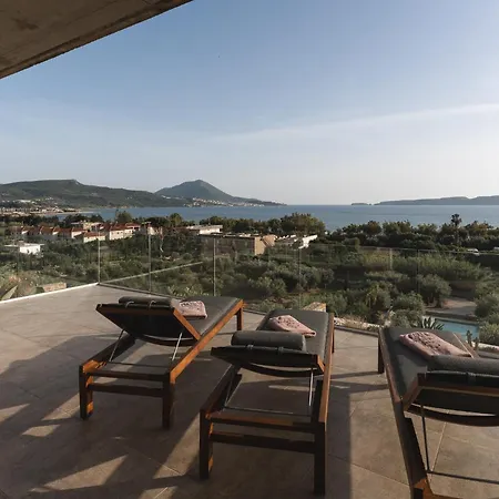 Ammos With Private Pool, Sauna & Seaview 빌라 *