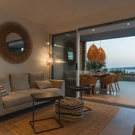 Ammos With Private Pool, Sauna & Seaview