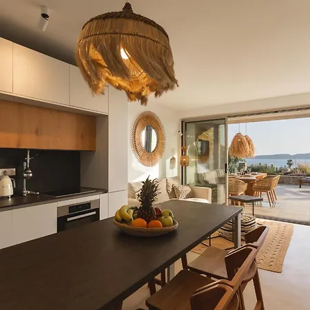 Ammos With Private Pool, Sauna & Seaview *