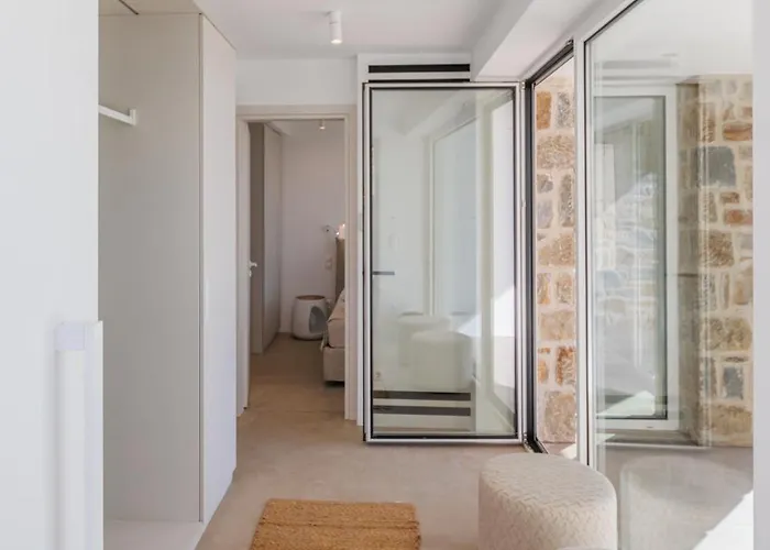 别墅 Ammos With Private Pool, Sauna & Seaview 吉亚洛瓦